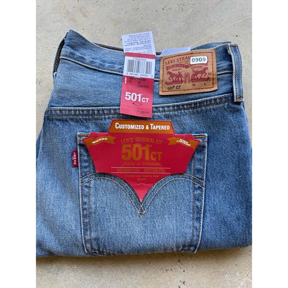 Levi's NWT 501CT-Custom & Tapered-Size 36x28 Cropped - Picture 6 of 6